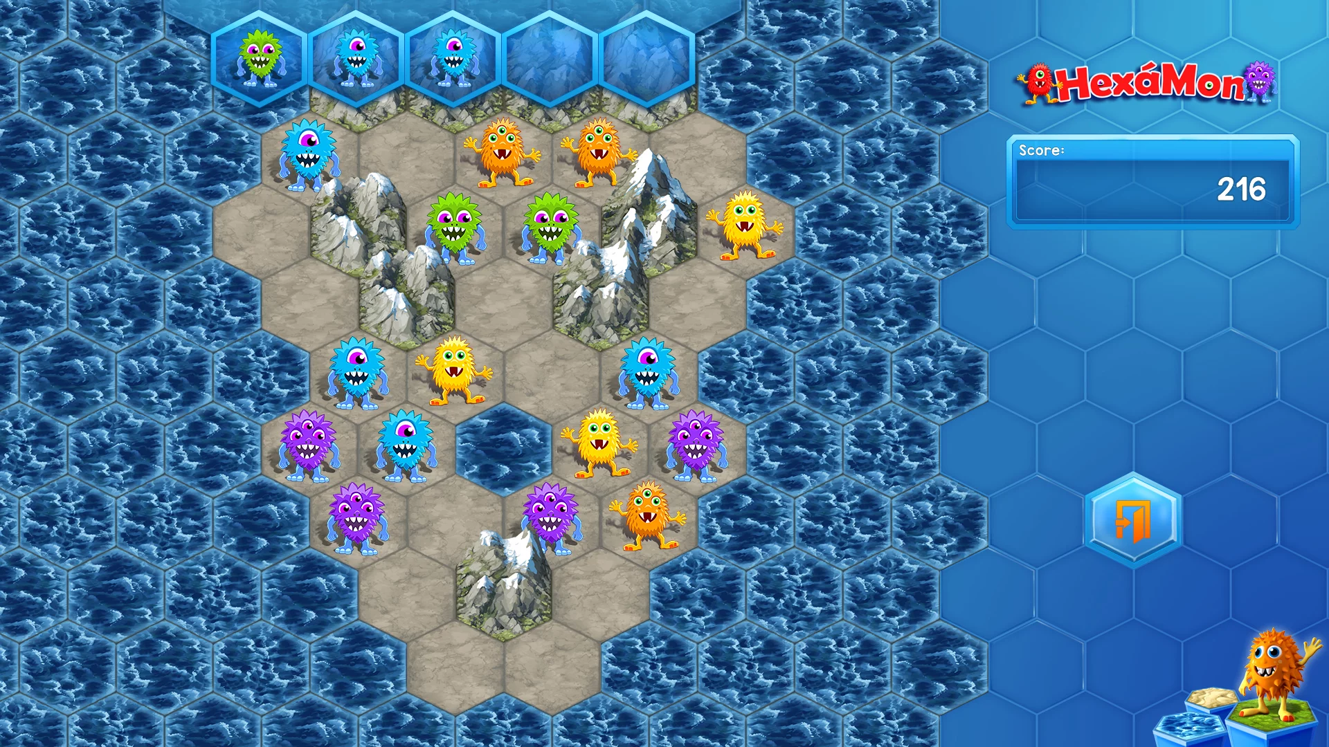 Изображение игры: HexaMon