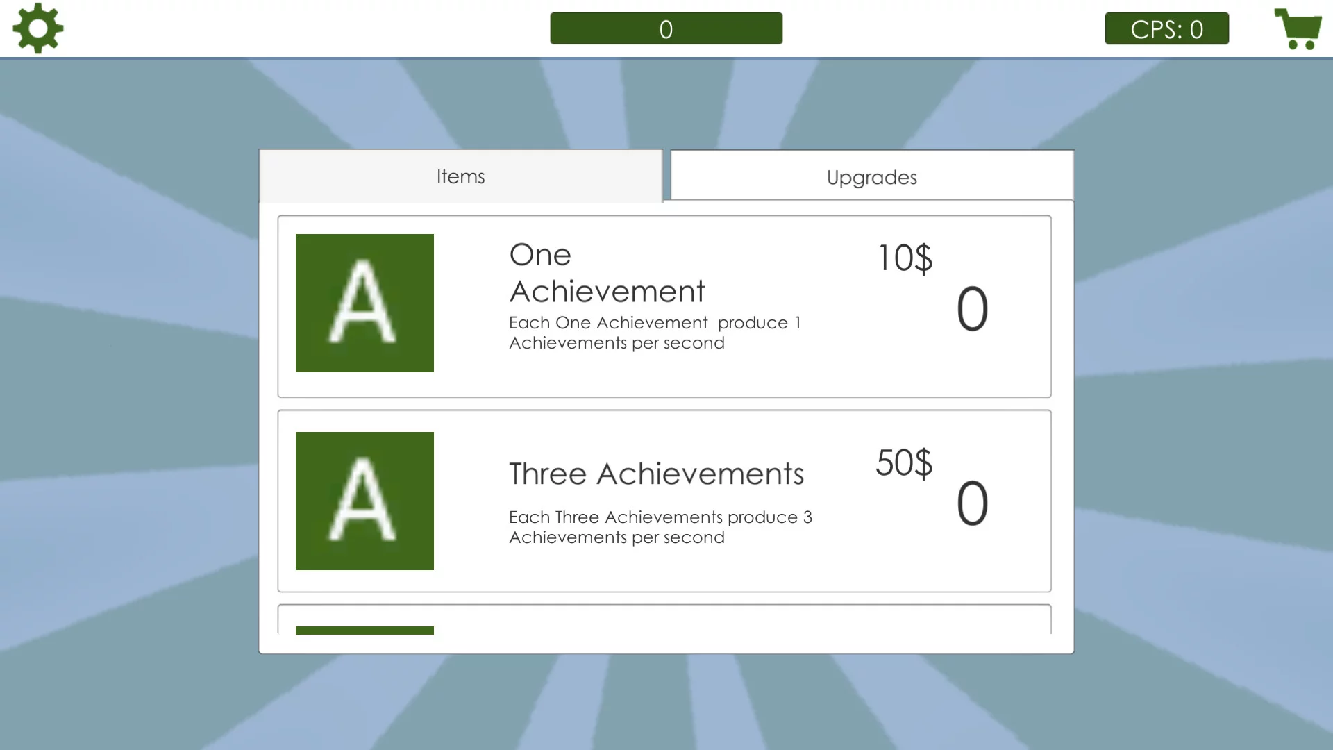 Изображение игры: Achievement Clicker
