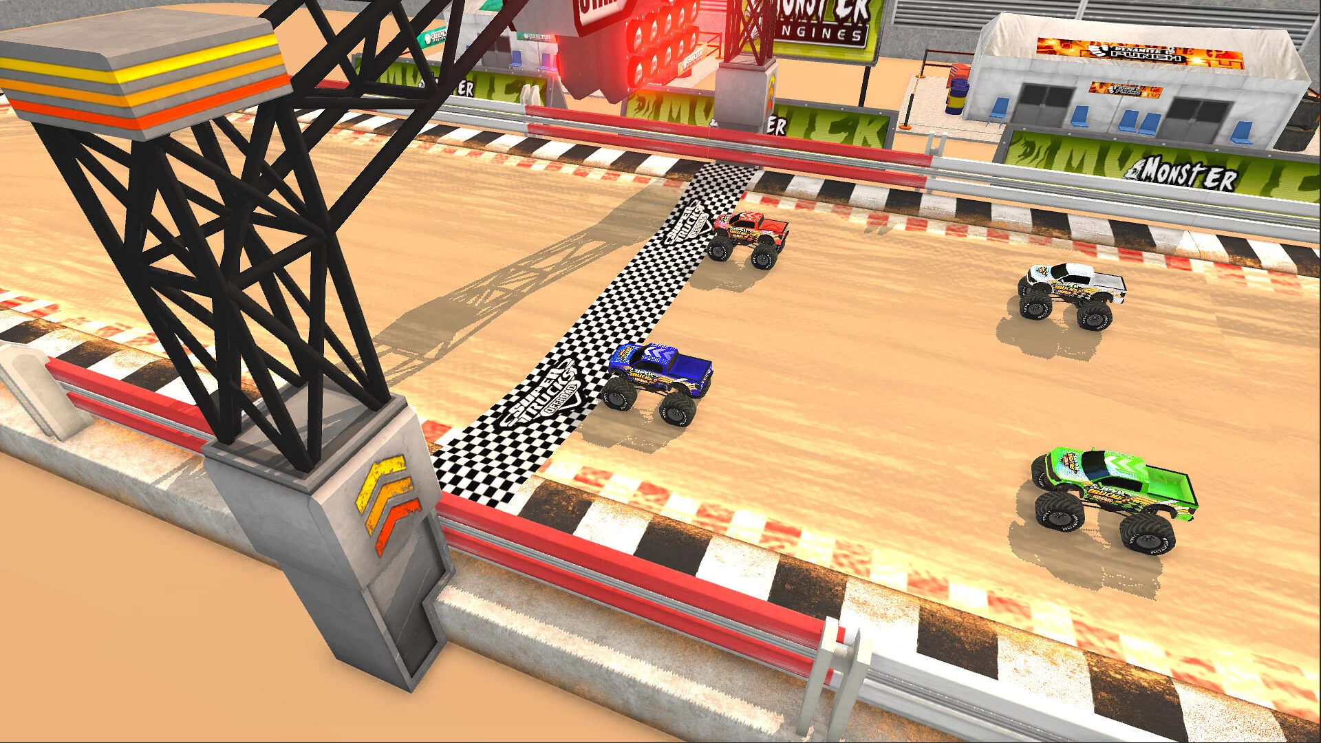 Изображение игры: SuperTrucks Offroad Racing