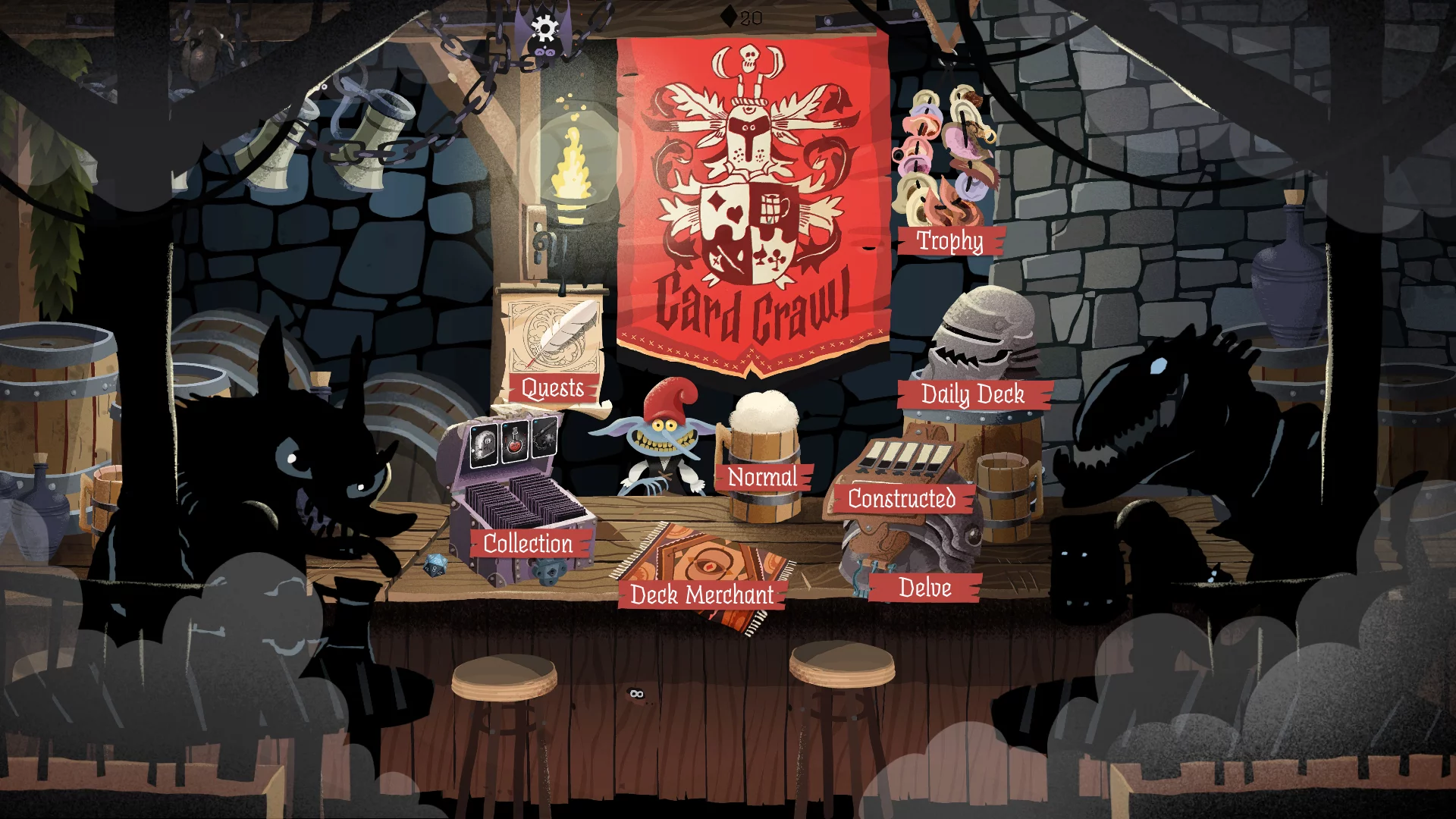 Изображение игры: Card Crawl