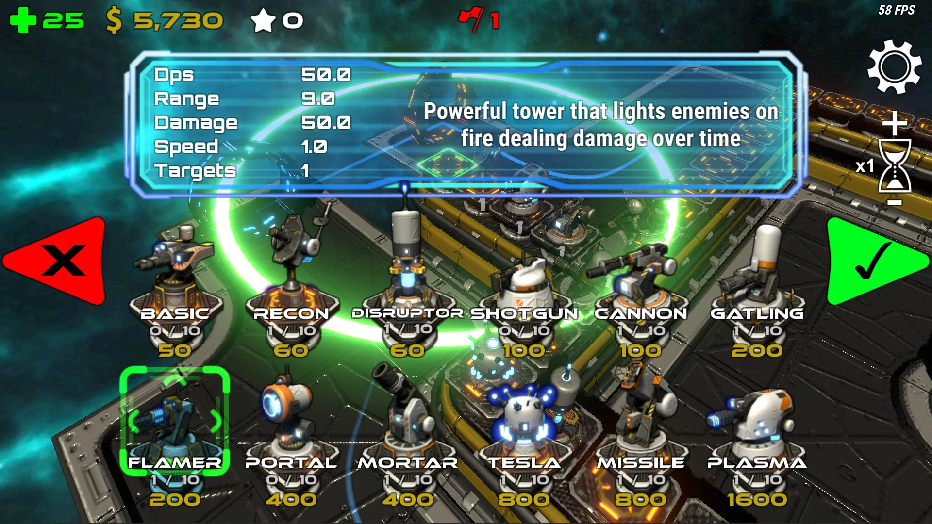 Изображение игры: Space Panic Defense