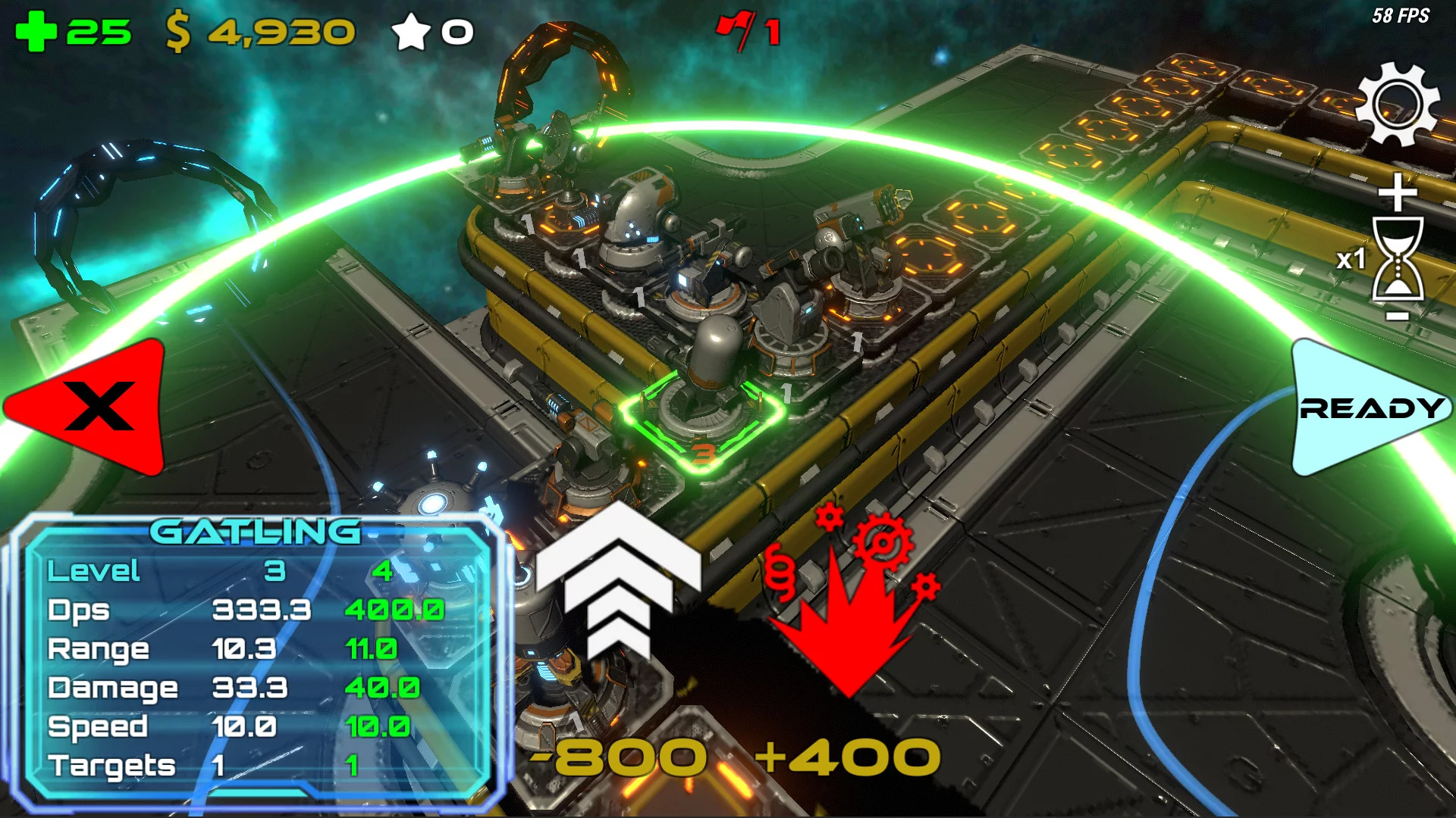 Изображение игры: Space Panic Defense