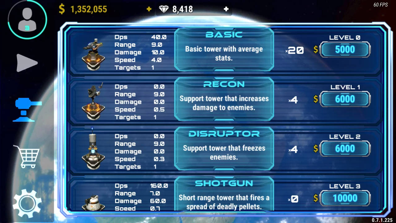 Изображение игры: Space Panic Defense