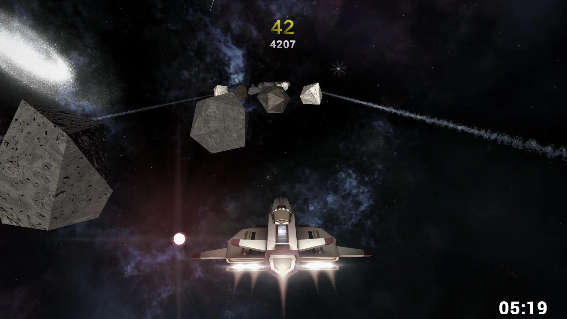 Изображение игры: Space Rocks