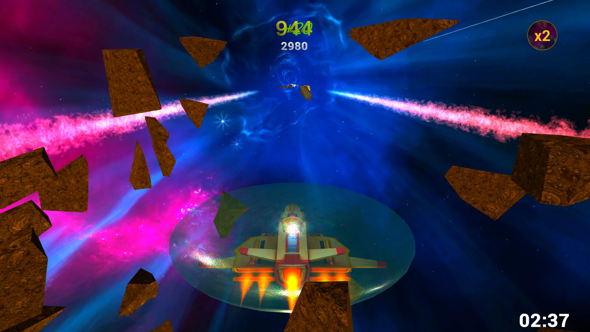 Изображение игры: Space Rocks
