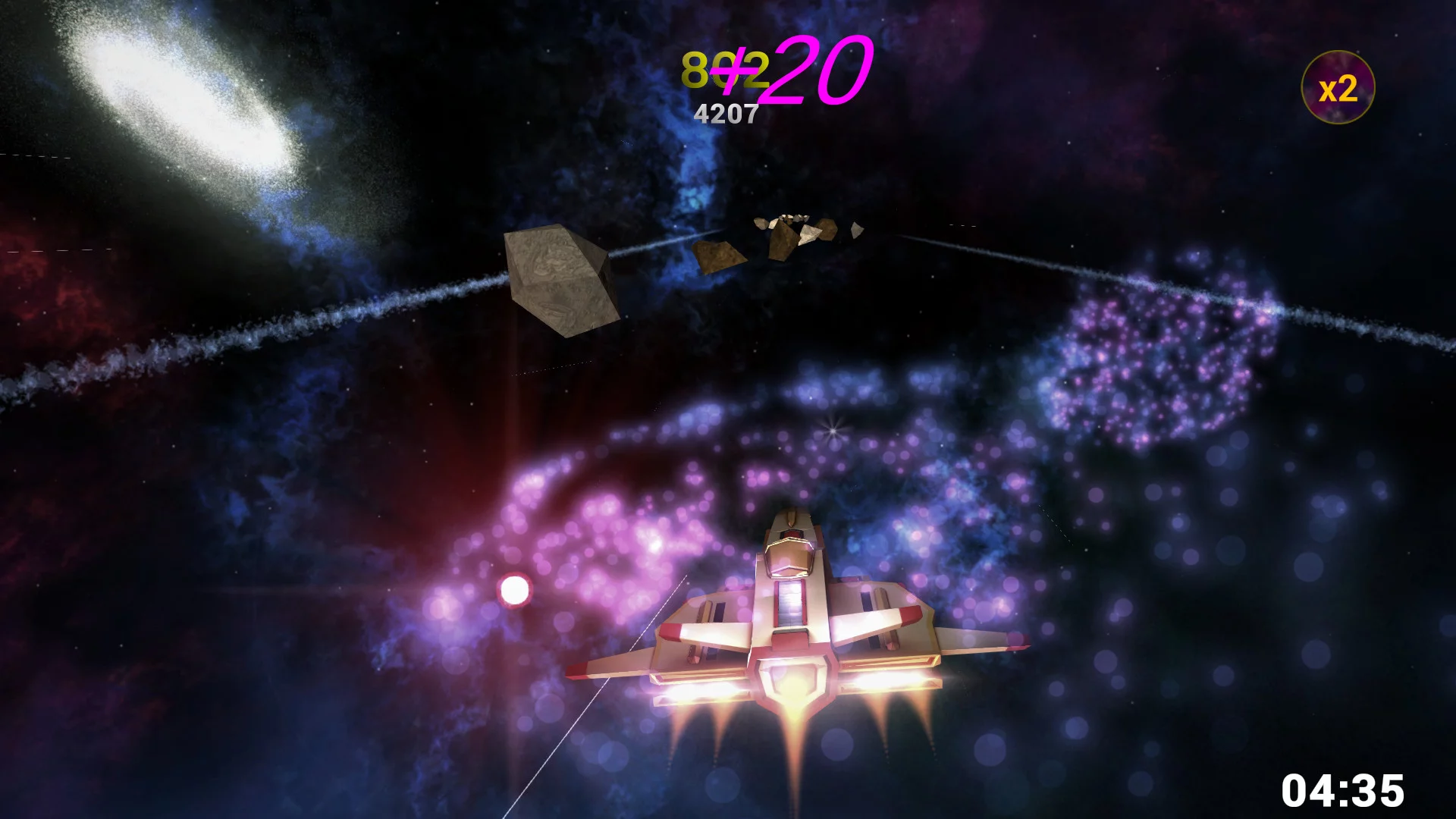 Изображение игры: Space Rocks