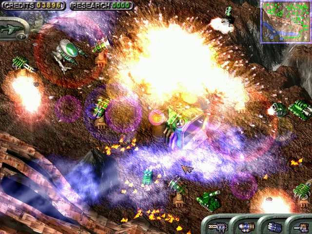 Изображение игры: State of War : Warmonger / 蓝色警戒 (Classic 2000)