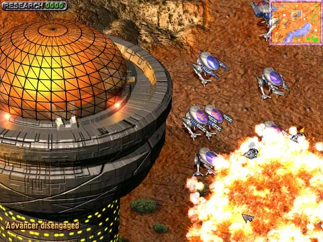 Изображение игры: State of War : Warmonger / 蓝色警戒 (Classic 2000)