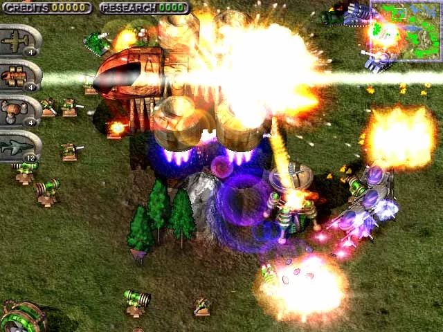 Изображение игры: State of War : Warmonger / 蓝色警戒 (Classic 2000)
