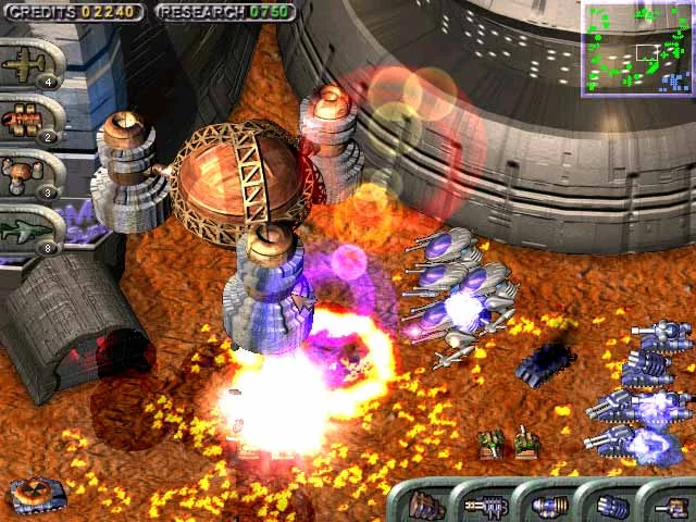 Изображение игры: State of War : Warmonger / 蓝色警戒 (Classic 2000)