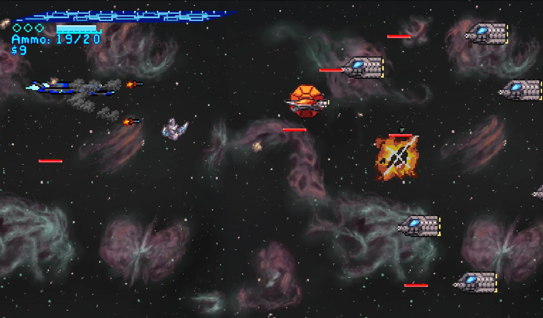 Изображение игры: Carnage in Space: Ignition