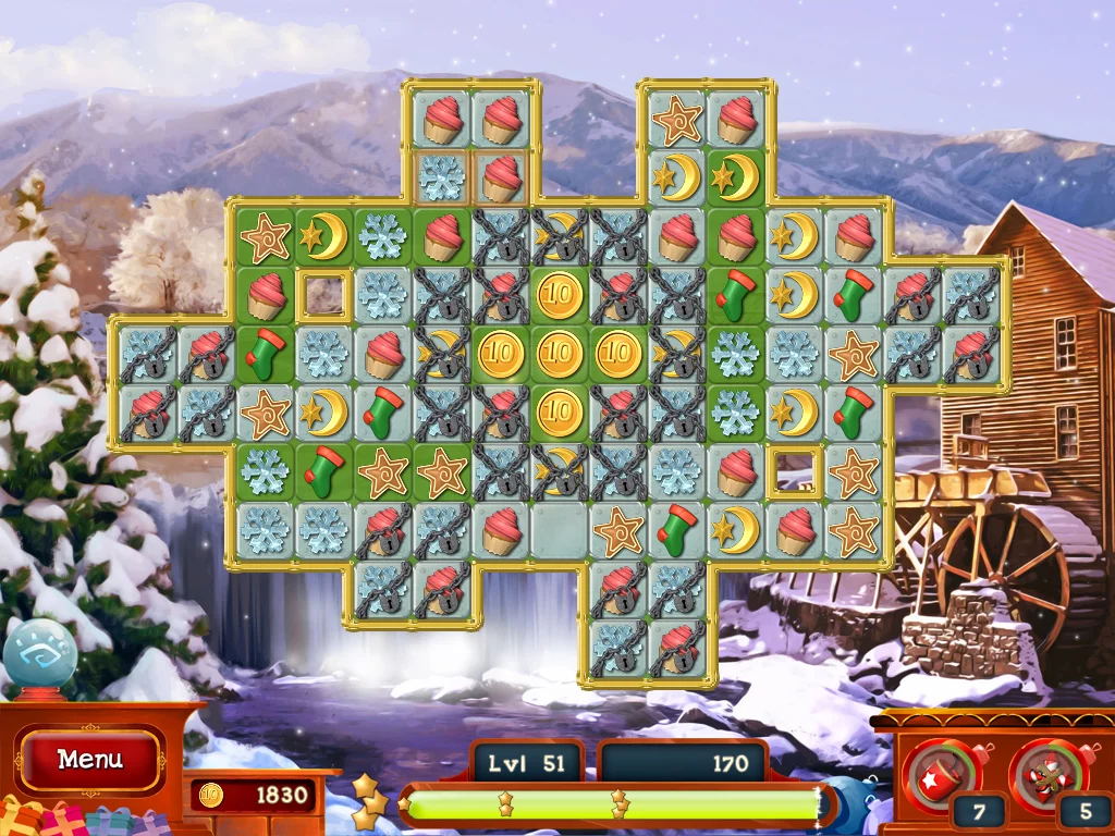 Изображение игры: Christmas Puzzle 2