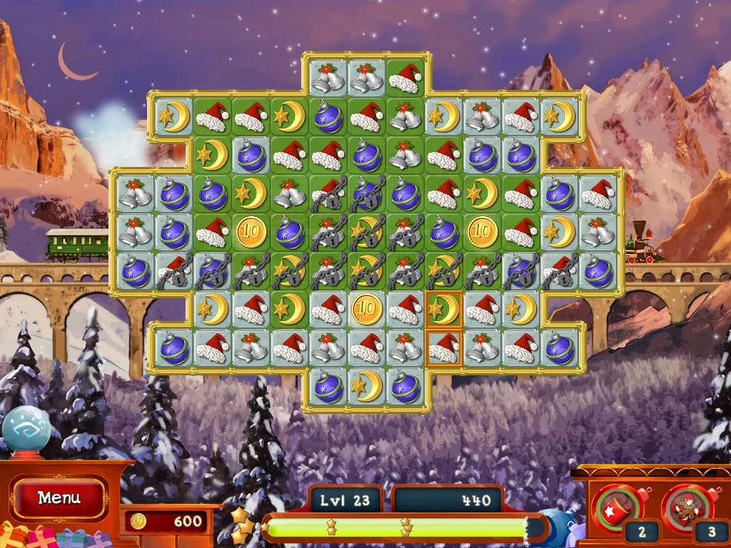Изображение игры: Christmas Puzzle 2