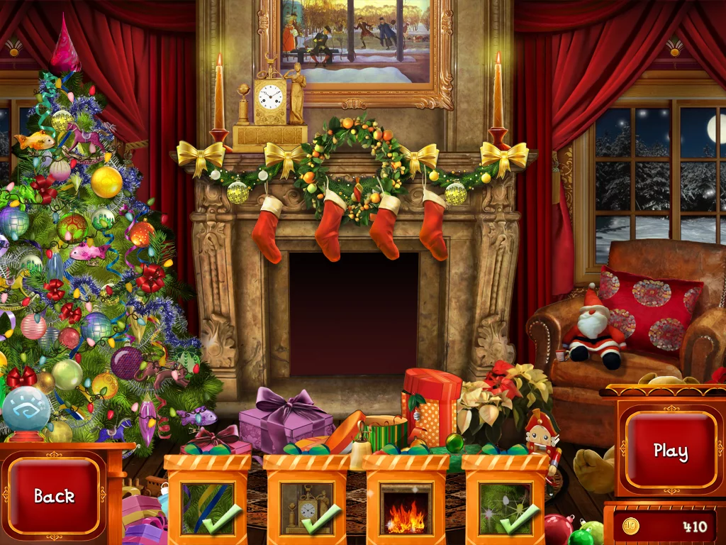 Изображение игры: Christmas Puzzle 2