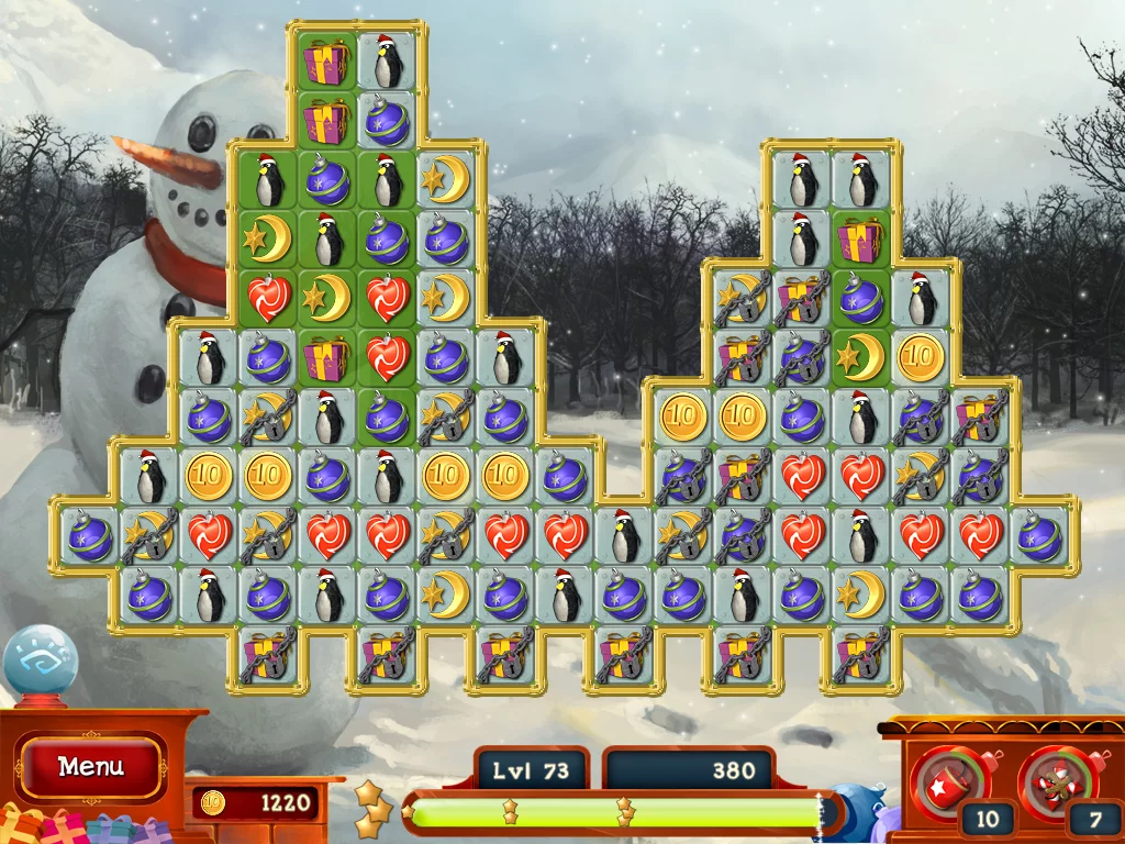 Изображение игры: Christmas Puzzle 2