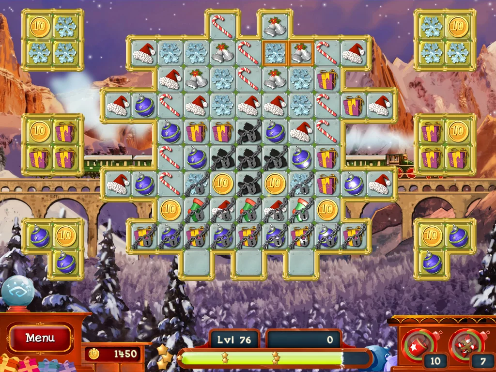 Изображение игры: Christmas Puzzle 2