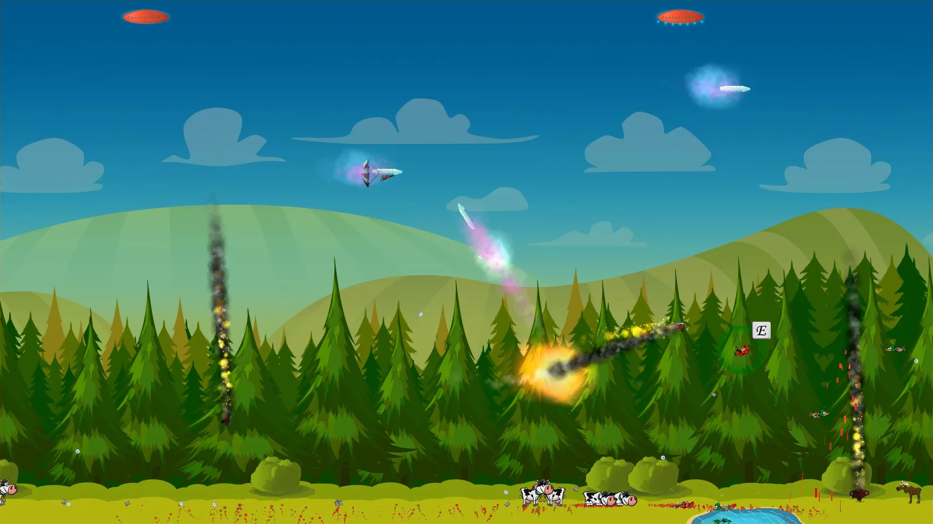 Изображение игры: Dog Fight Super Ultra Deluxe