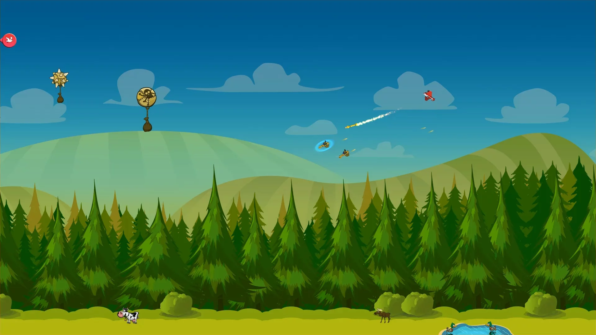 Изображение игры: Dog Fight Super Ultra Deluxe