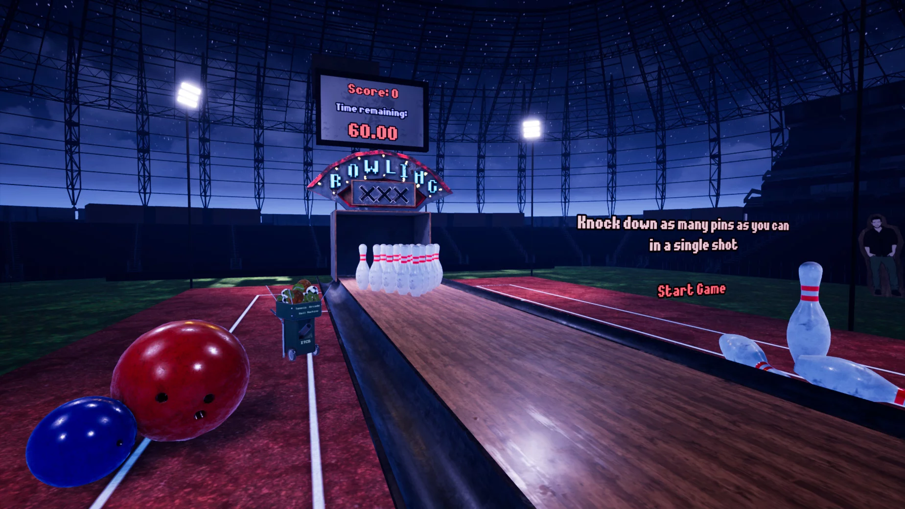 Изображение игры: Tennis Arcade VR