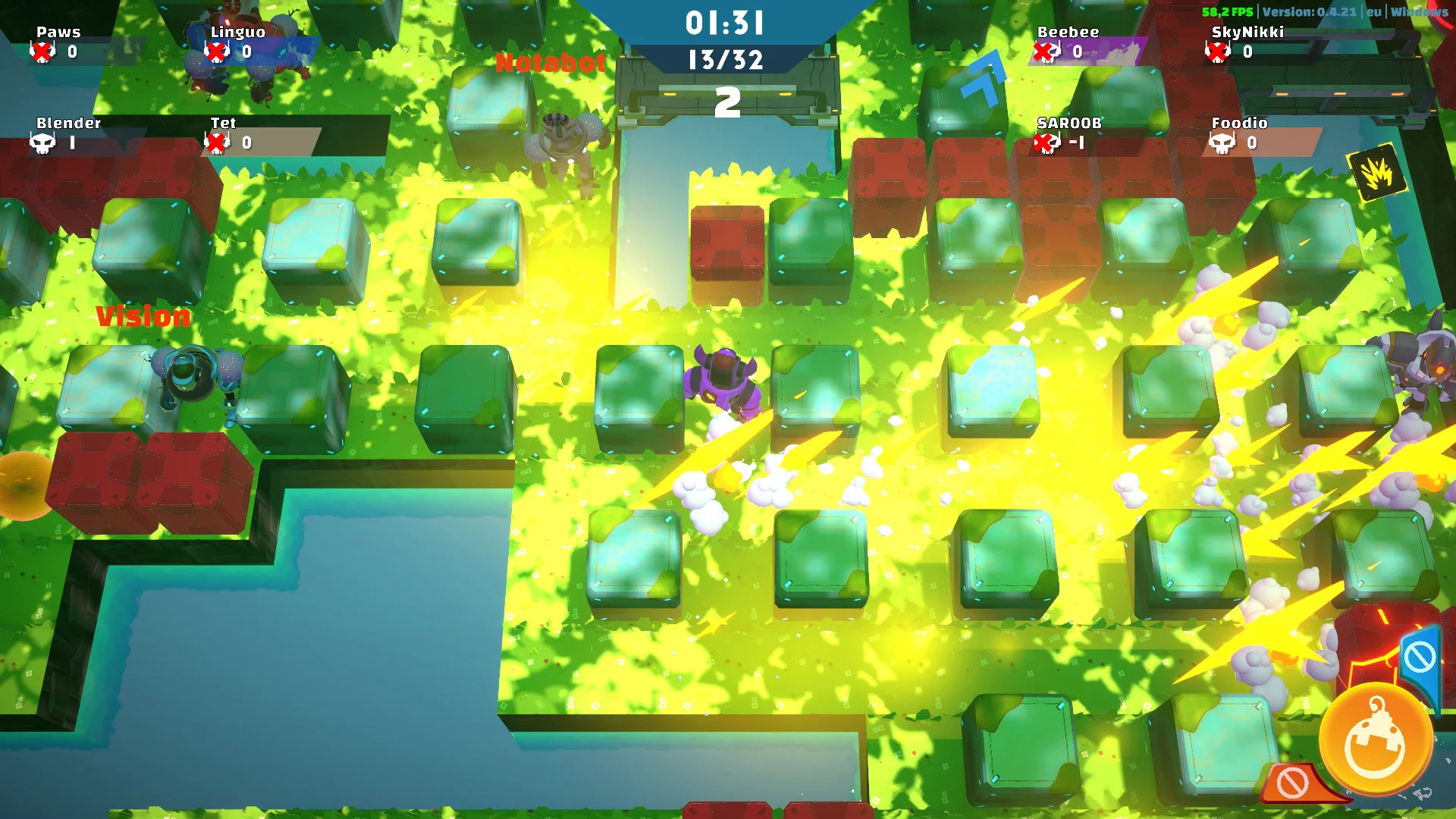 Изображение игры: Bomb Bots Arena