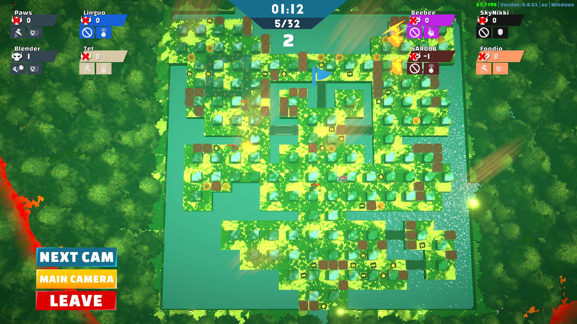 Изображение игры: Bomb Bots Arena