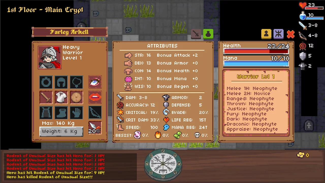 Изображение игры: Paper Dungeons Crawler