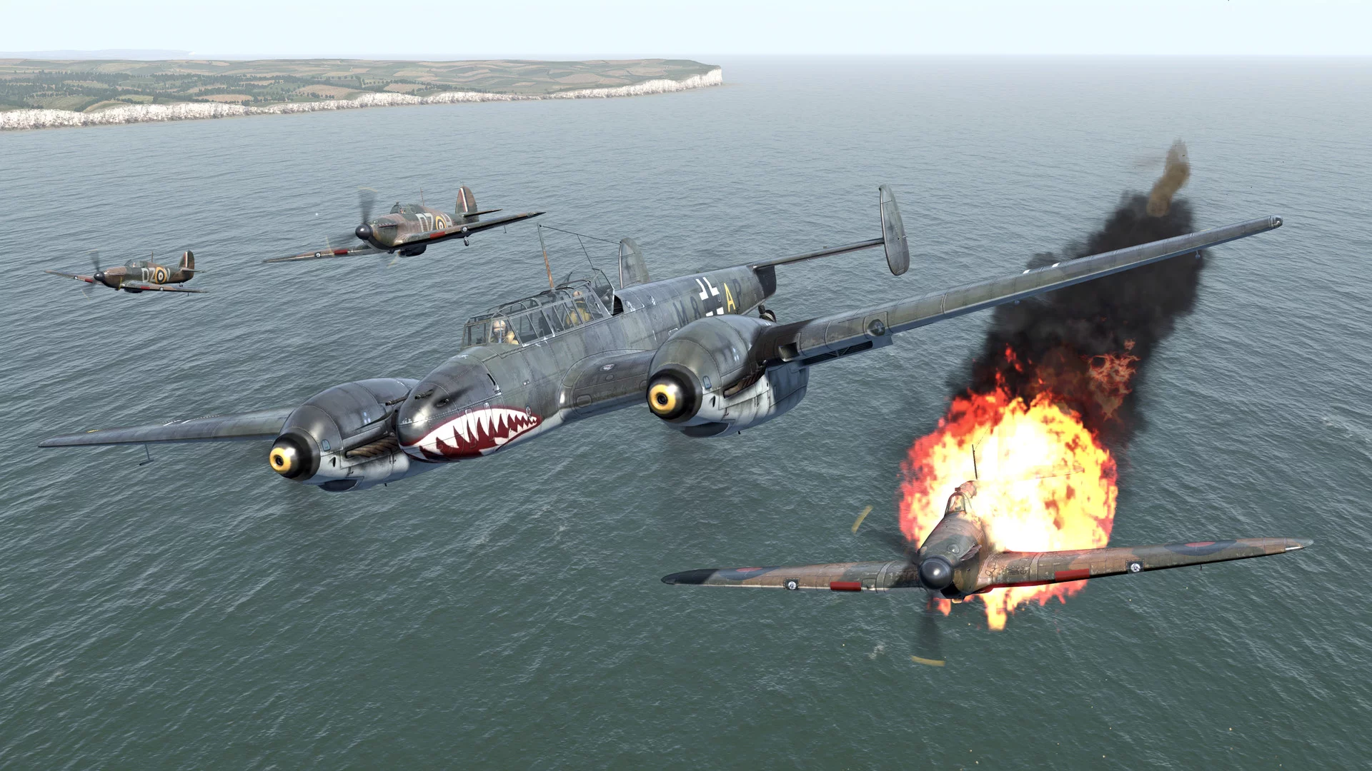 Изображение игры: IL-2 Sturmovik: Cliffs of Dover Blitz Edition