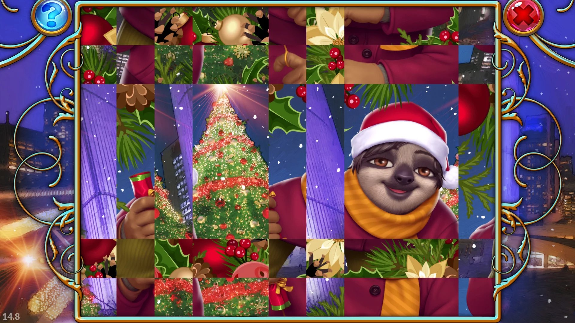 Изображение игры: Travel Mosaics 6: Christmas Around the World