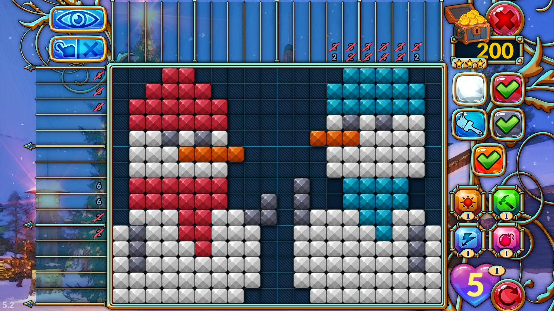 Изображение игры: Travel Mosaics 6: Christmas Around the World