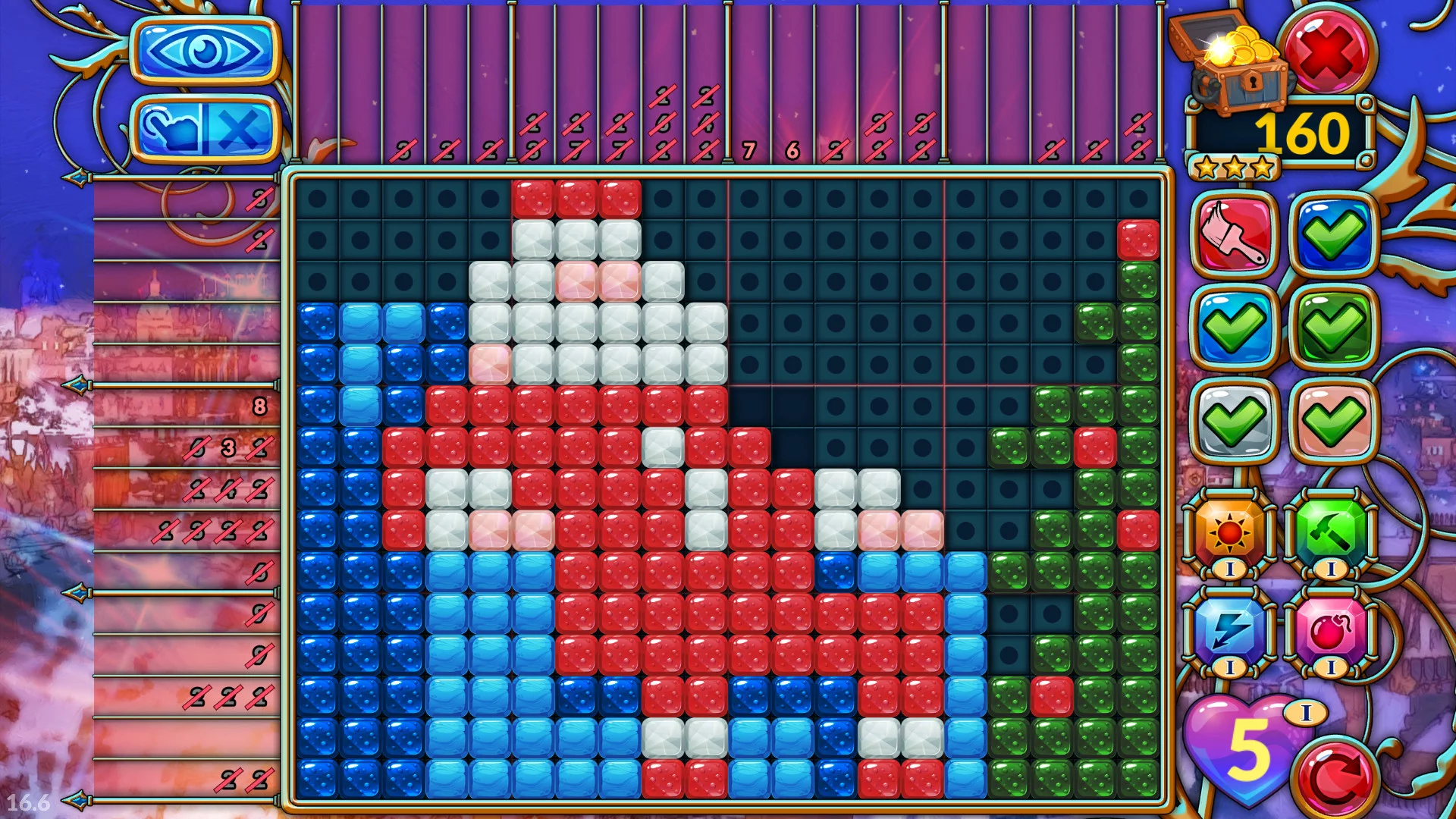 Изображение игры: Travel Mosaics 6: Christmas Around the World
