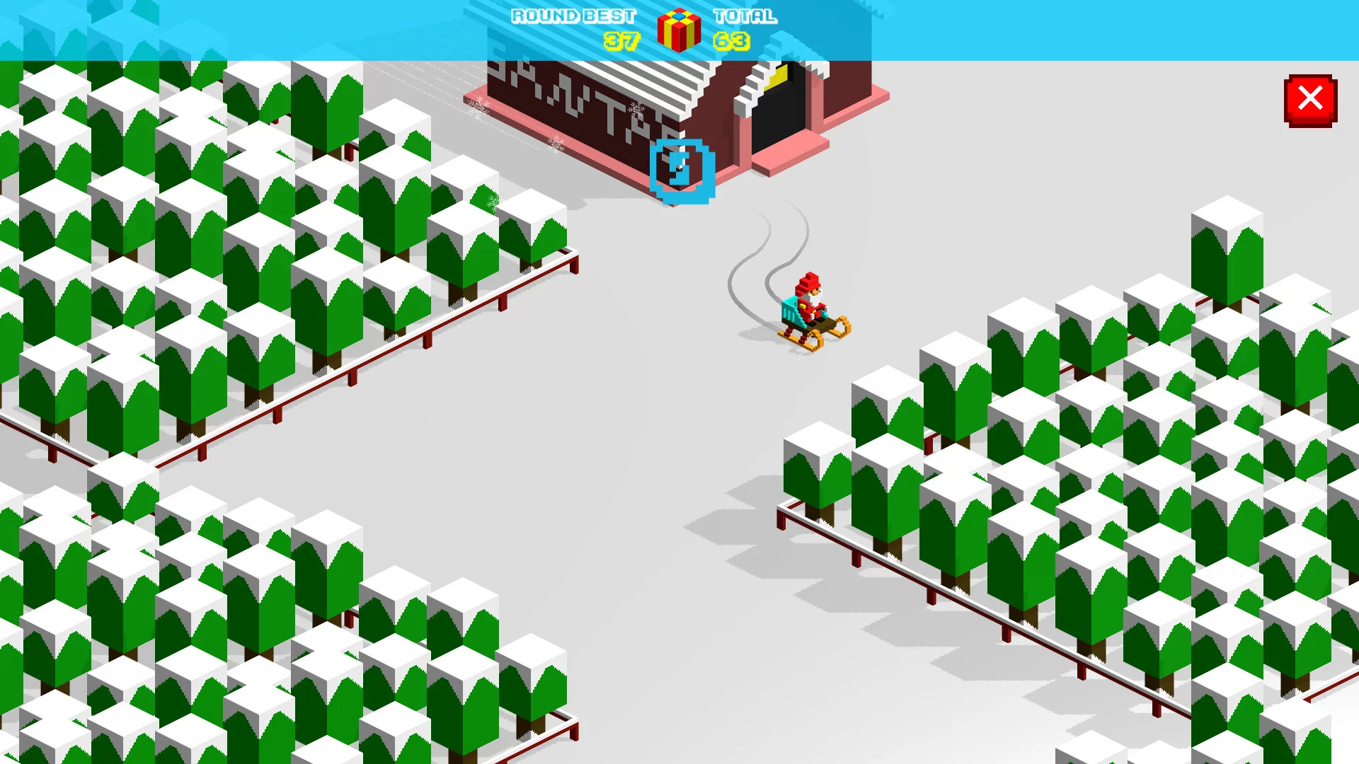 Изображение игры: Christmas Race