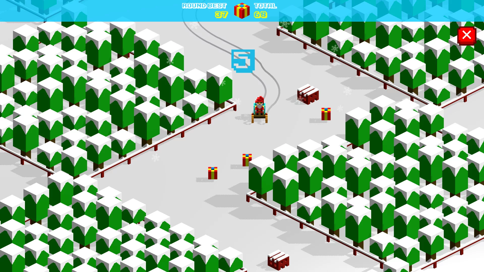 Изображение игры: Christmas Race