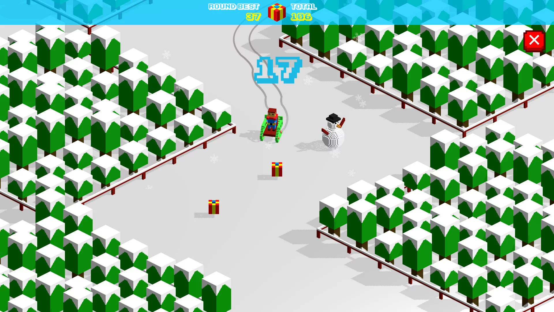Изображение игры: Christmas Race