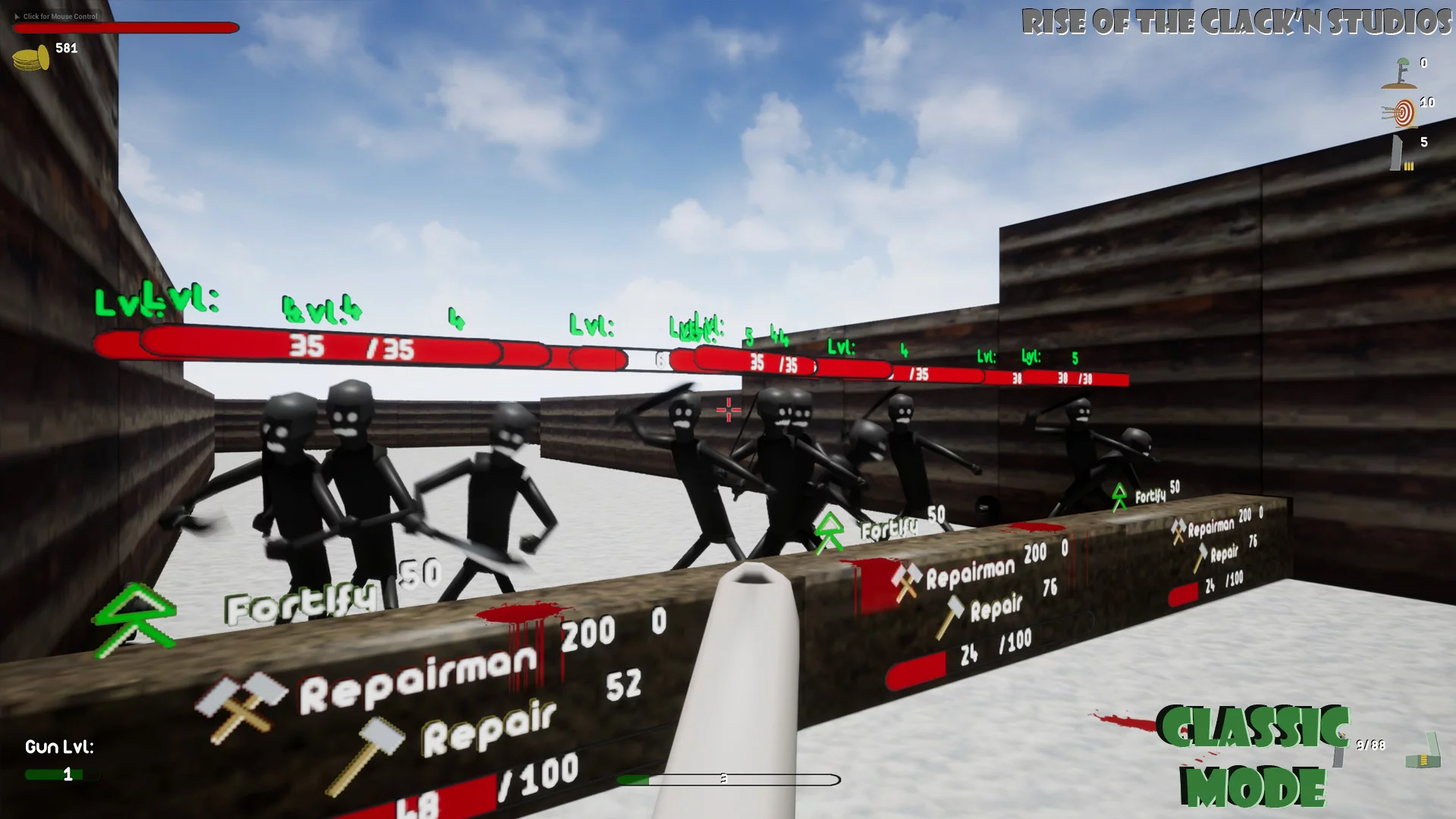 Изображение игры: Defend Your Buttress