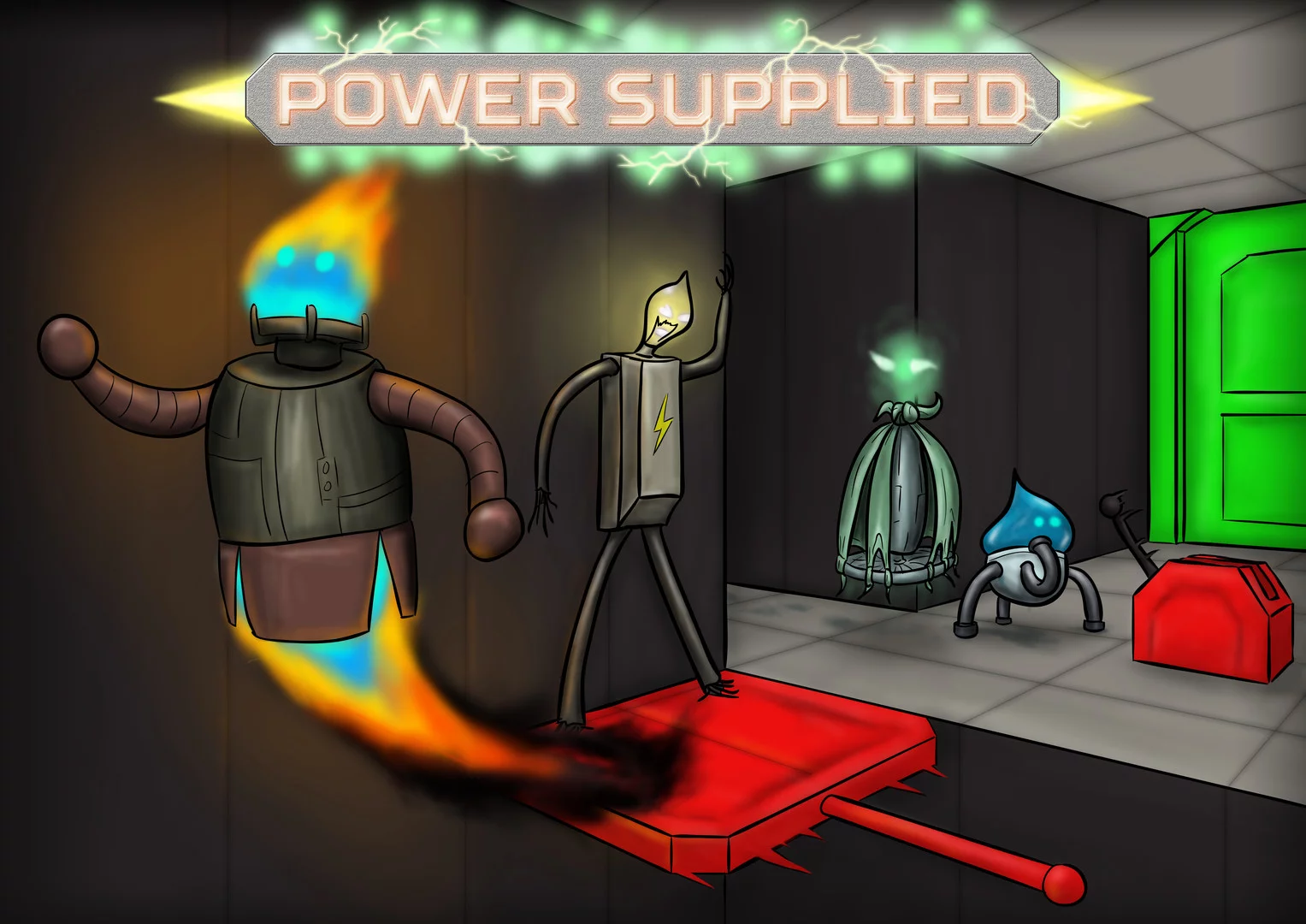 Изображение игры: Power Supplied