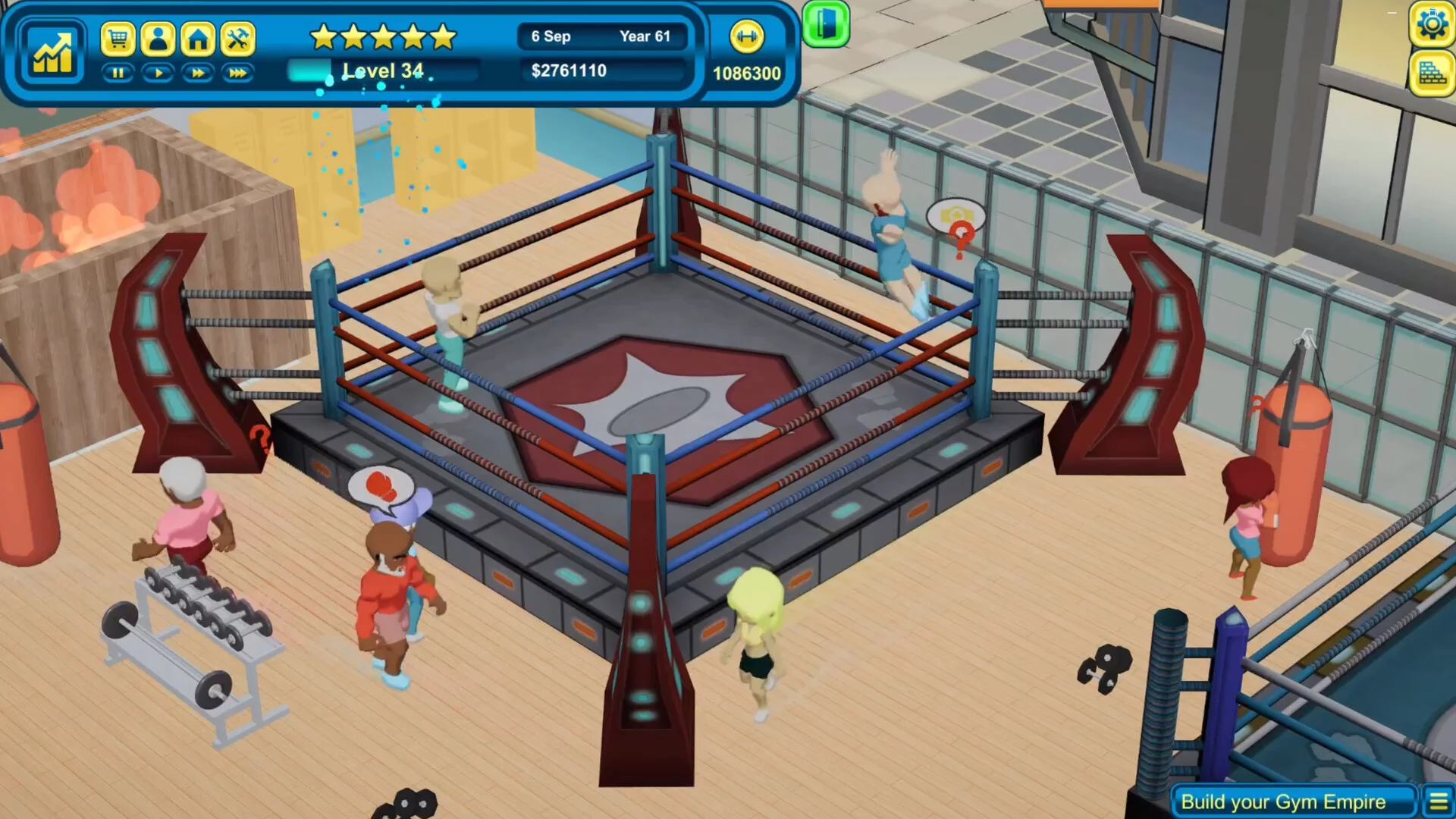 Изображение игры: Gym Empire - Idle Gym Tycoon Management