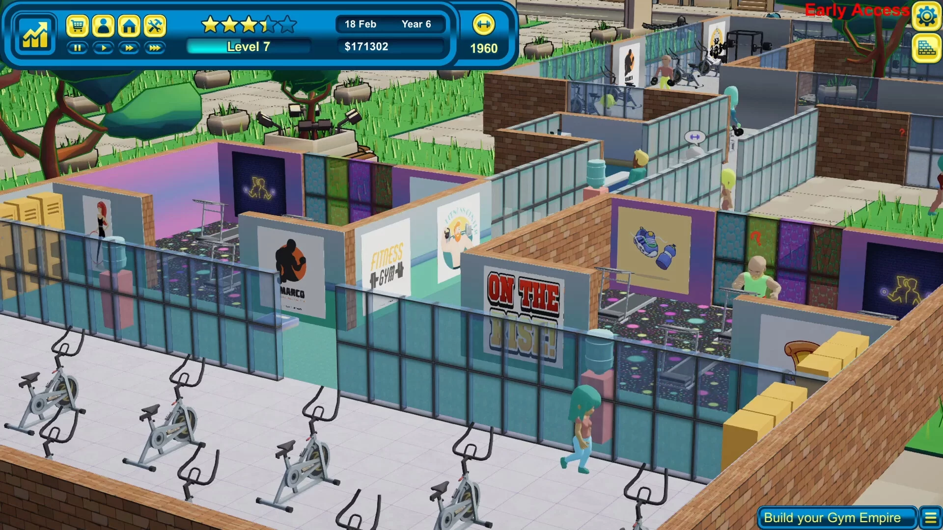 Изображение игры: Gym Empire - Idle Gym Tycoon Management