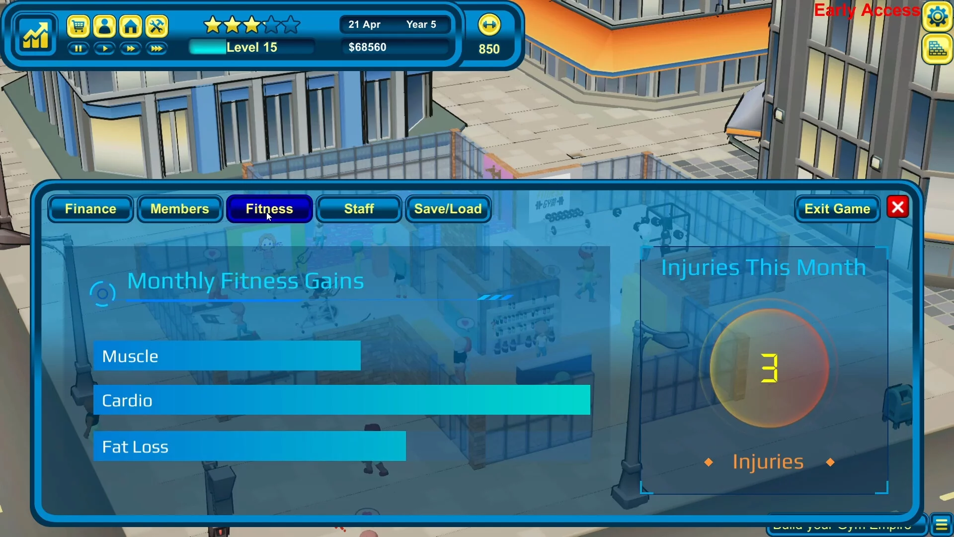 Изображение игры: Gym Empire - Idle Gym Tycoon Management