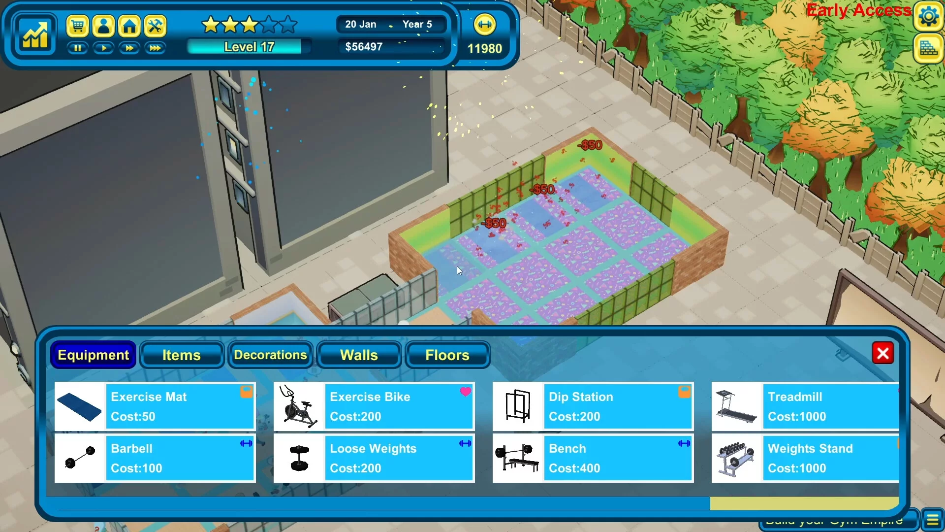Изображение игры: Gym Empire - Idle Gym Tycoon Management