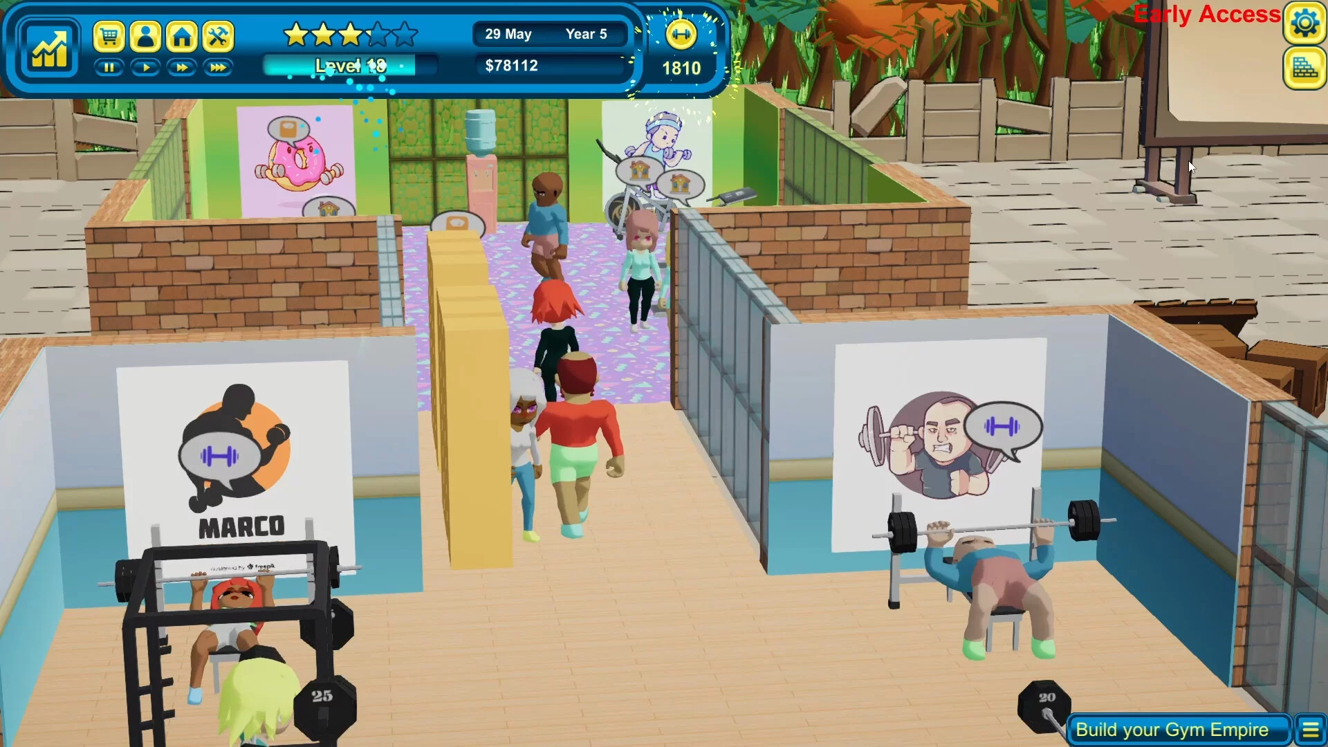 Изображение игры: Gym Empire - Idle Gym Tycoon Management