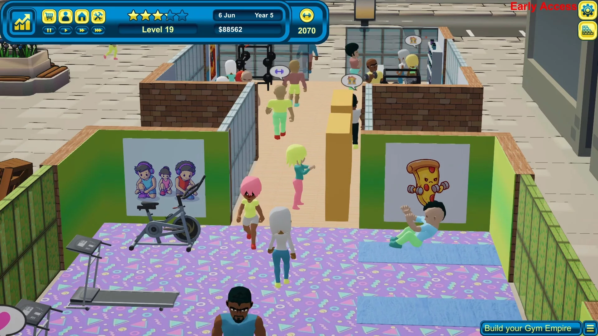 Изображение игры: Gym Empire - Idle Gym Tycoon Management