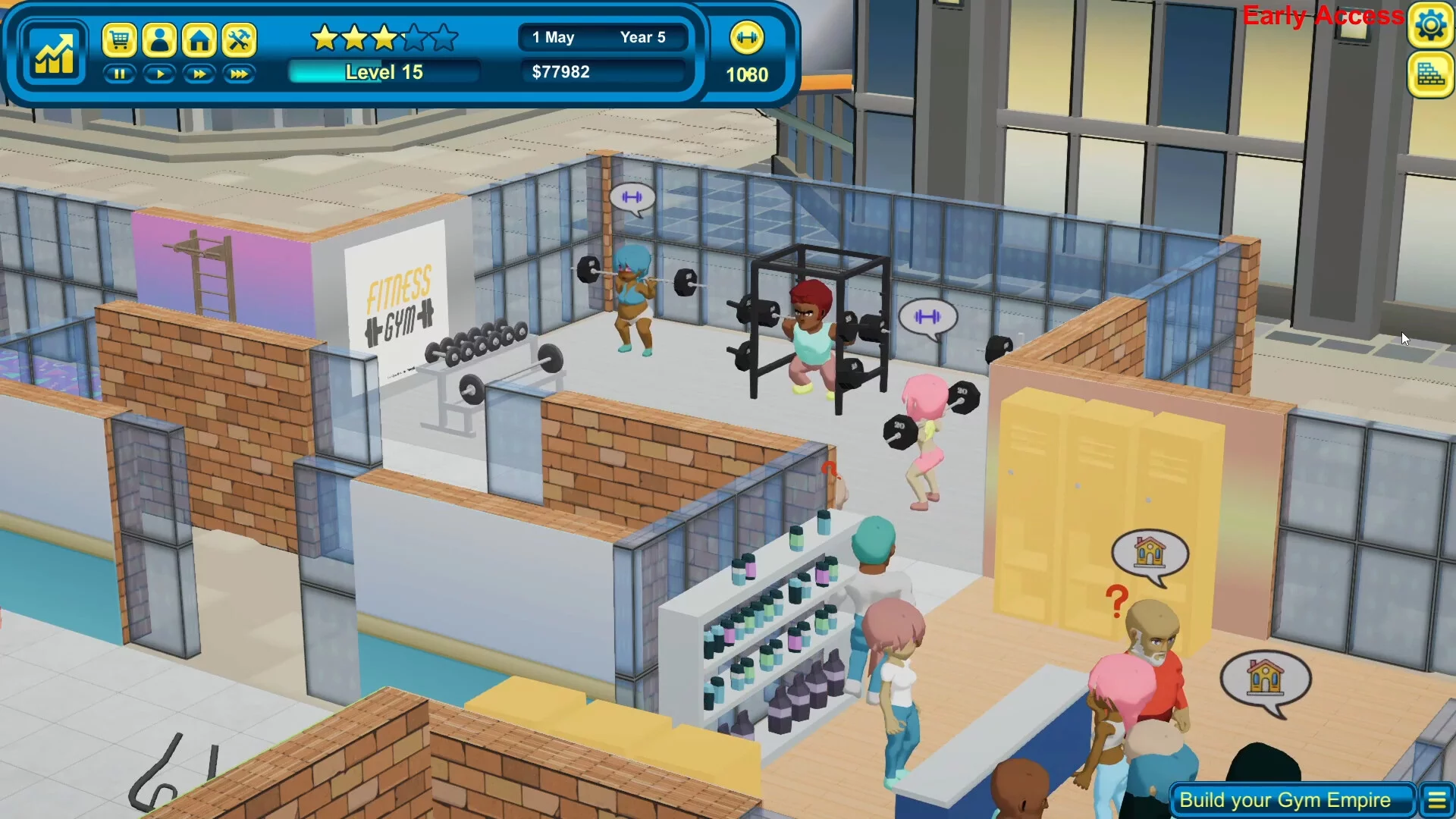 Изображение игры: Gym Empire - Idle Gym Tycoon Management