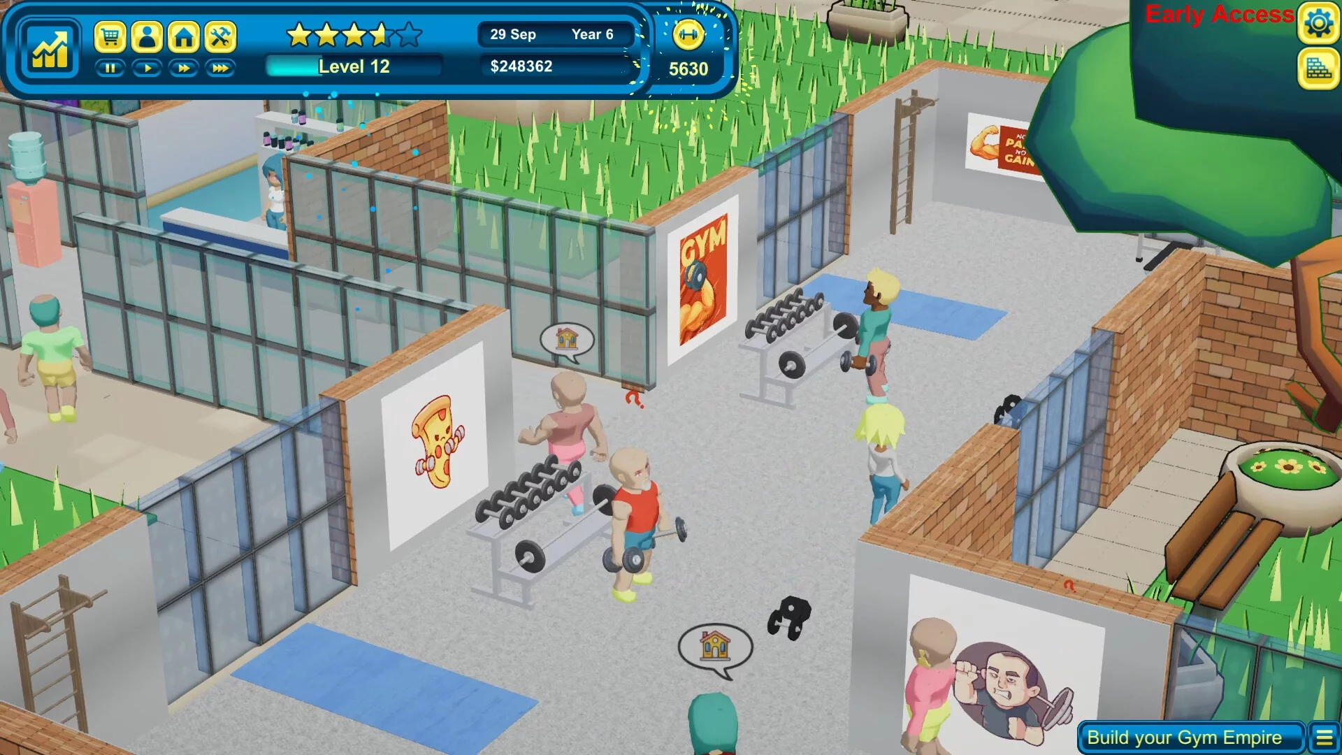 Изображение игры: Gym Empire - Idle Gym Tycoon Management