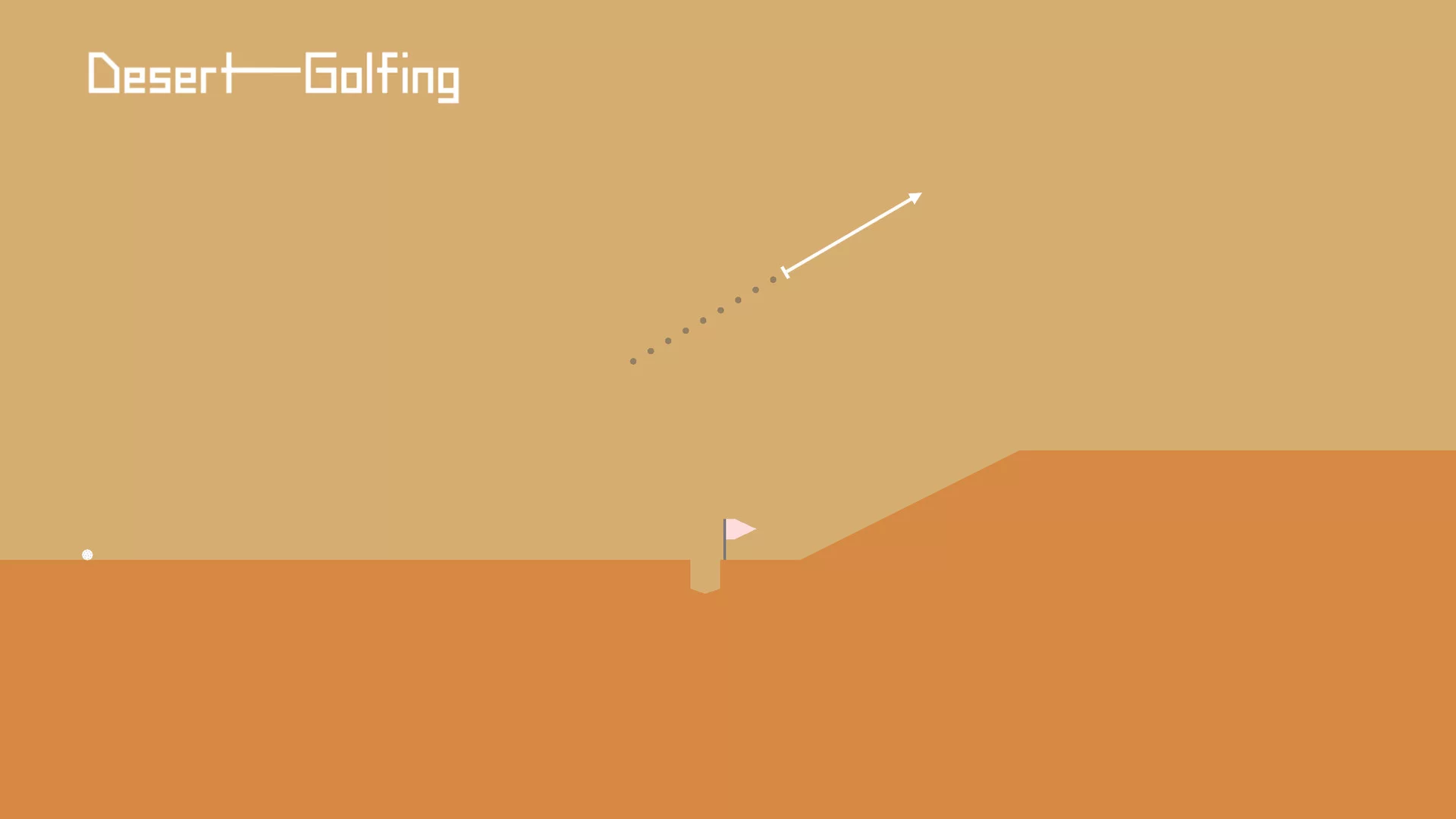 Изображение игры: Desert Golfing