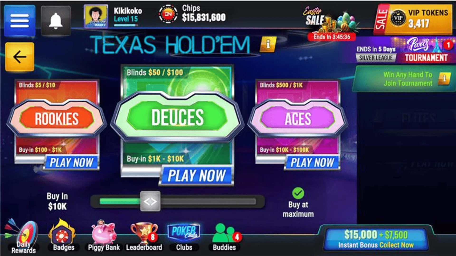 Изображение игры: Poker Legends: Texas Hold'em Poker Tournaments