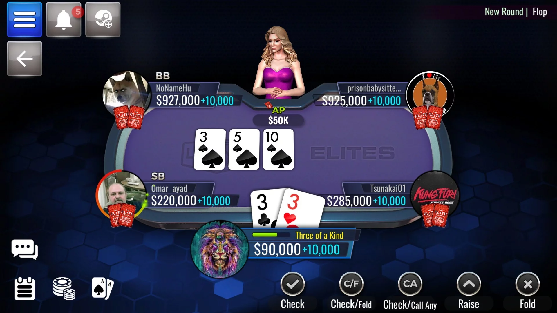 Изображение игры: Poker Legends: Texas Hold'em Poker Tournaments