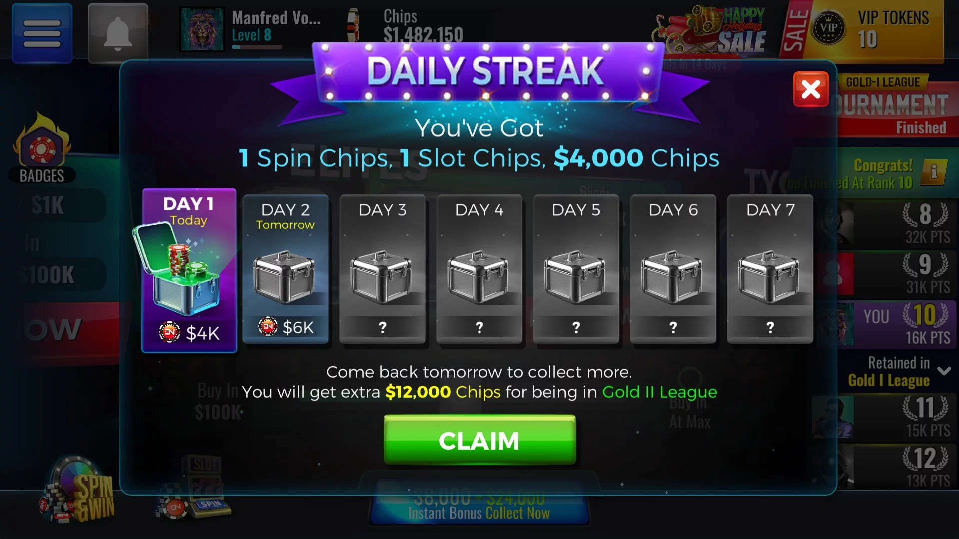 Изображение игры: Poker Legends: Texas Hold'em Poker Tournaments