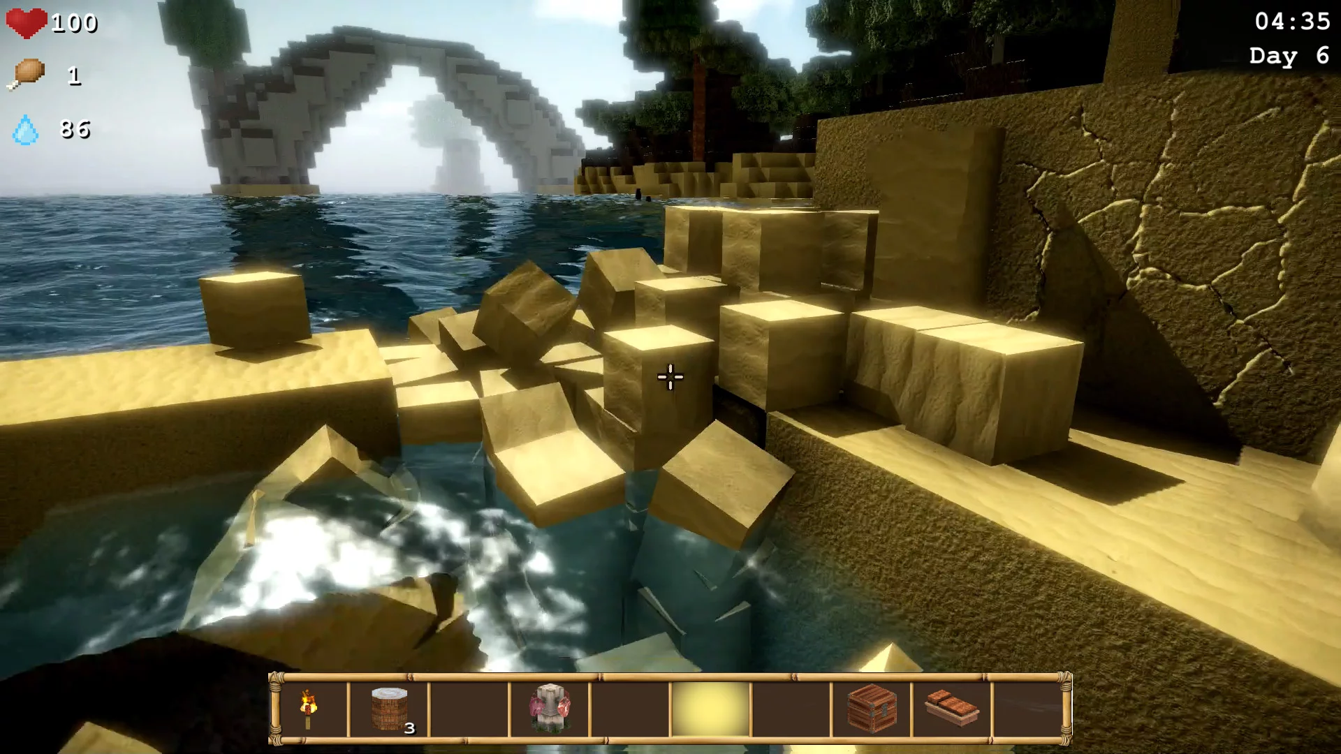 Изображение игры: Cube Life: Island Survival
