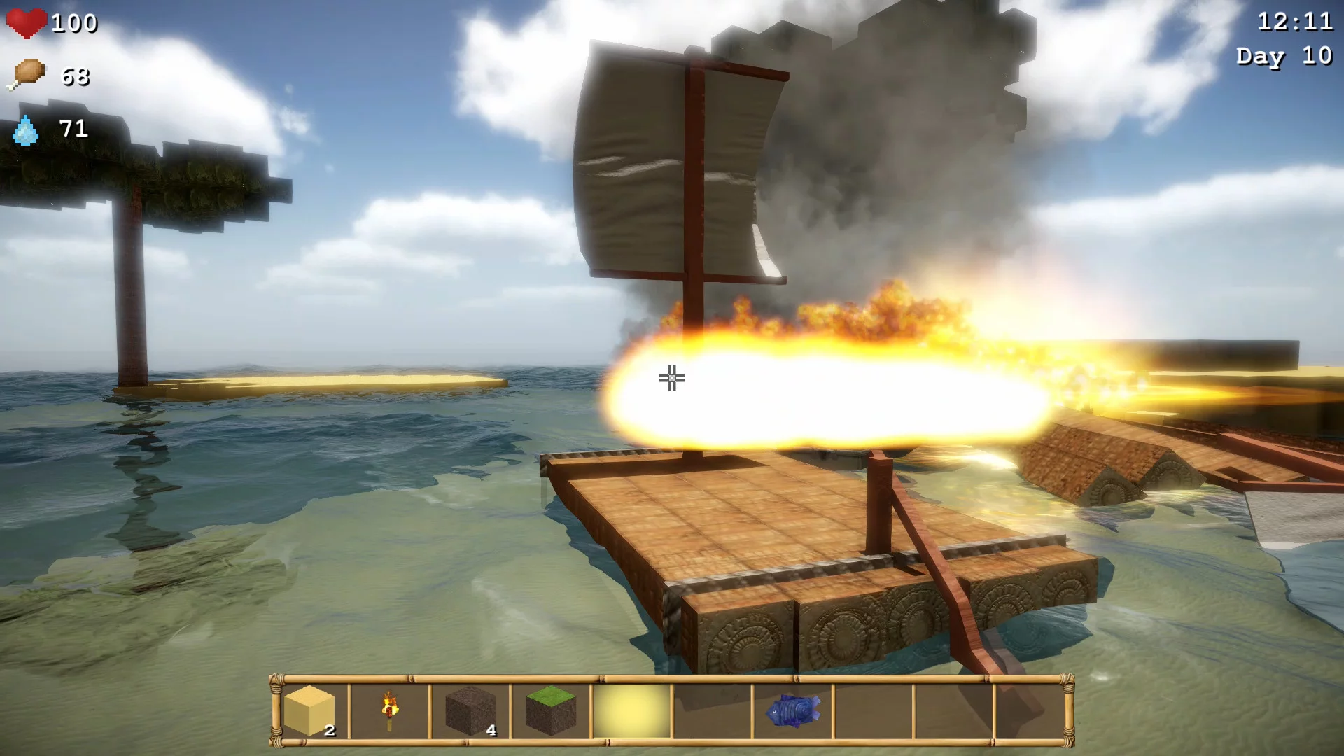 Изображение игры: Cube Life: Island Survival