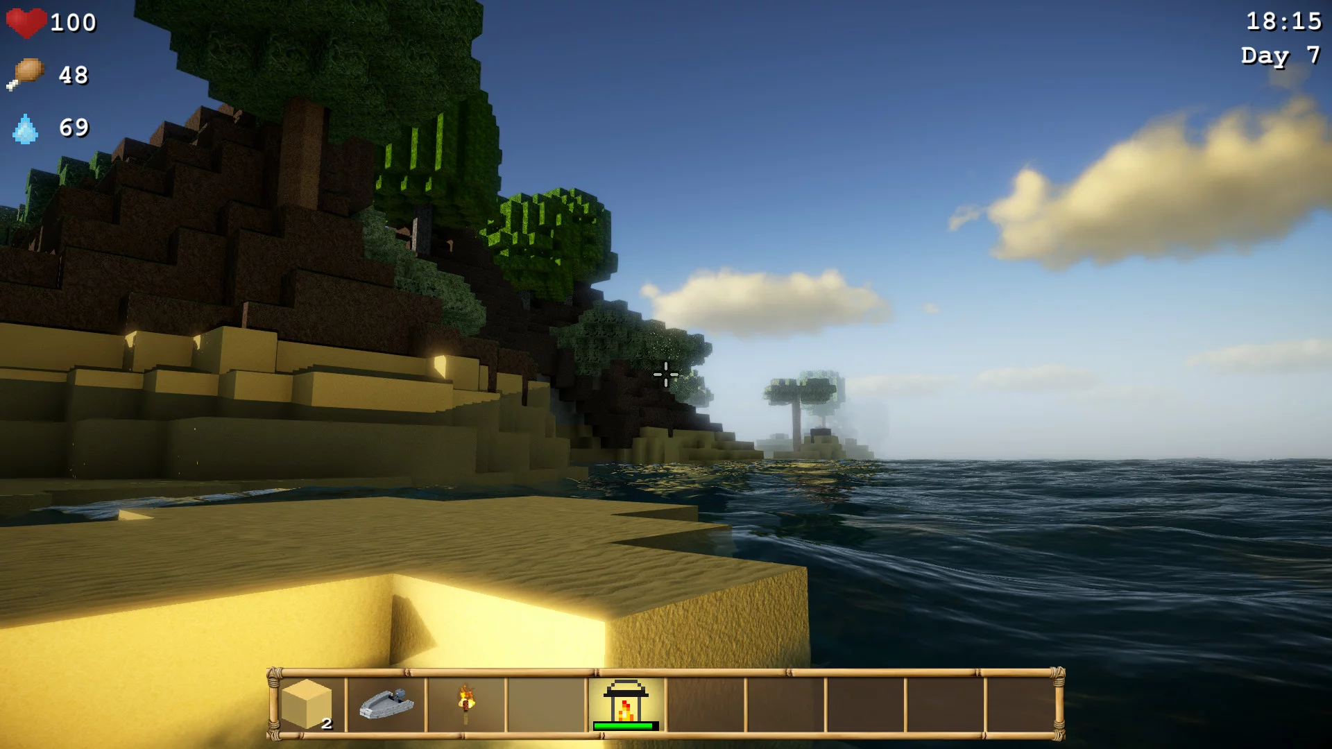 Изображение игры: Cube Life: Island Survival
